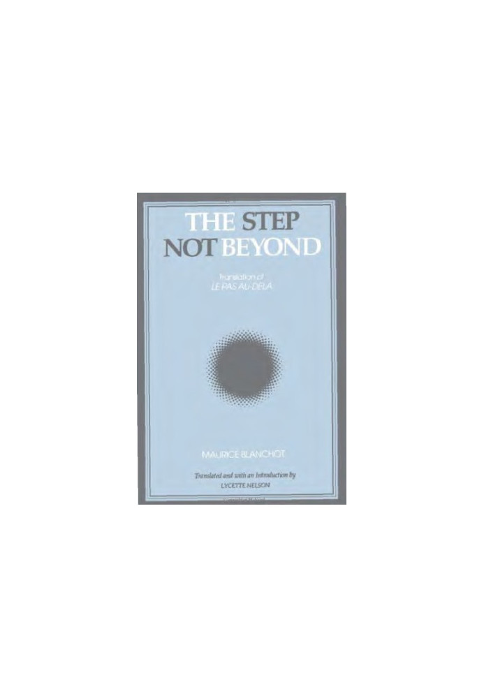 The step not beyond