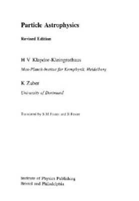 Particle Astrophysics