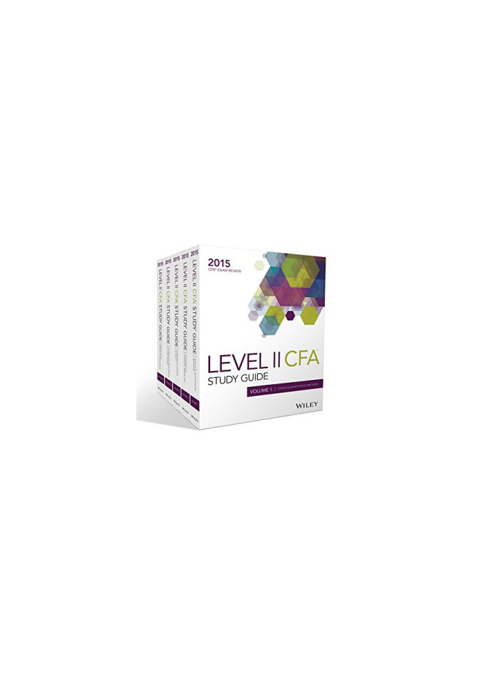 Wiley Study Guide for 2015 Level II CFA Exam: Complete Set