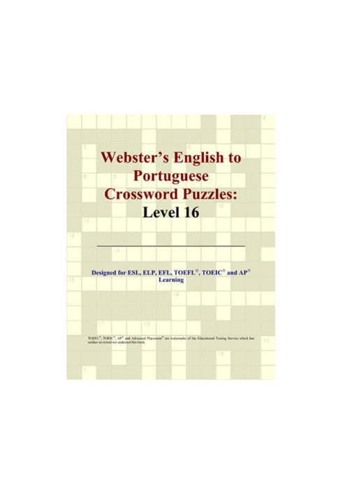 Webster's English to Portuguese Crossword Puzzles - Level 16