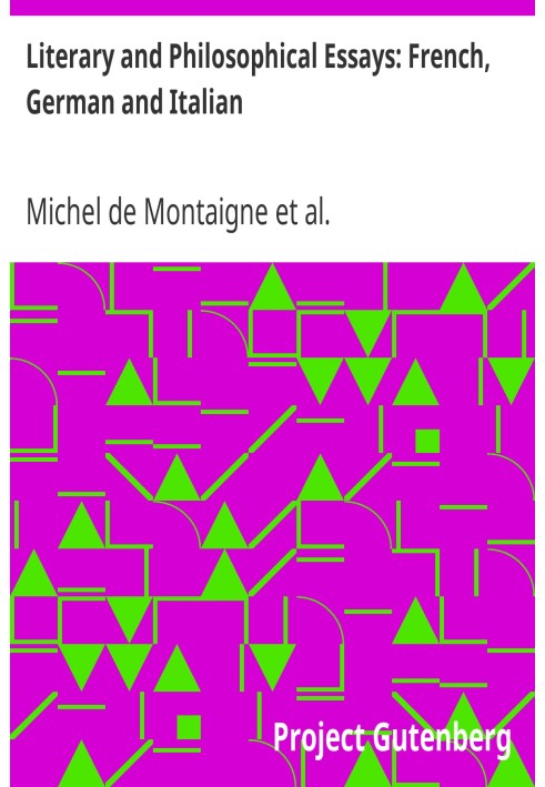 Літературно-філософські есе: французька, німецька та італійська