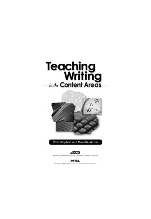 Teaching Writing in the Content Areas