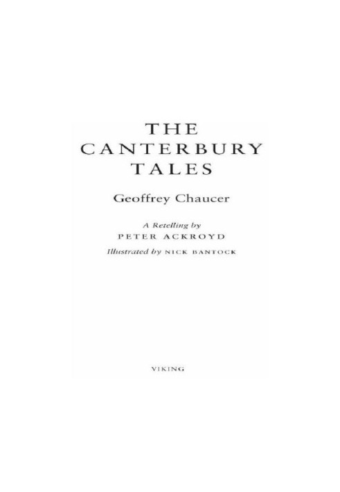 The Canterbury Tales: A Retelling