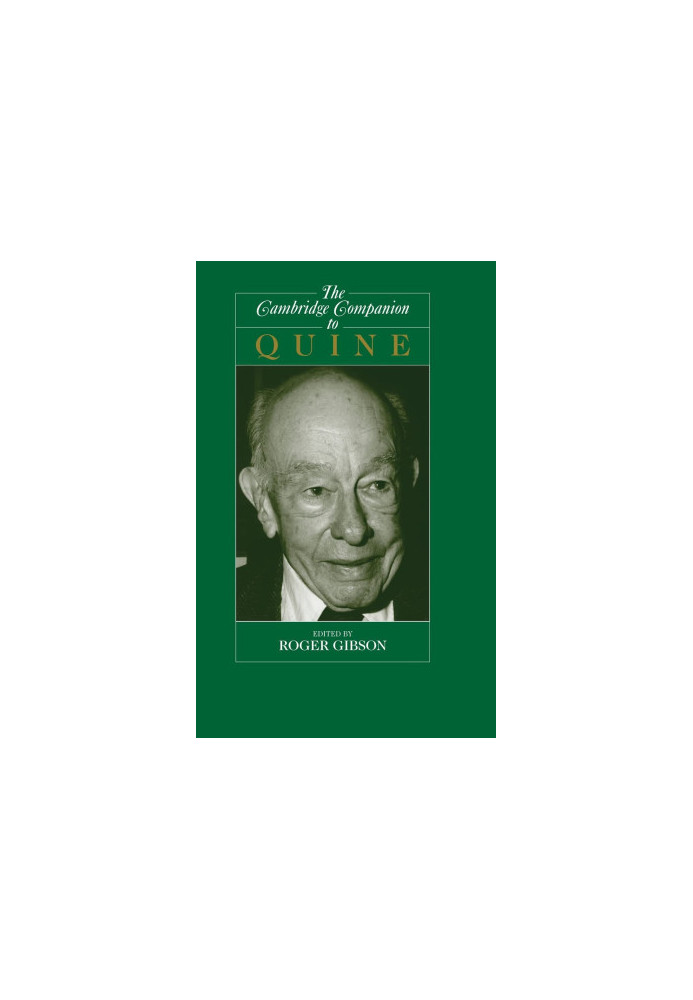 The Cambridge Companion to Quine