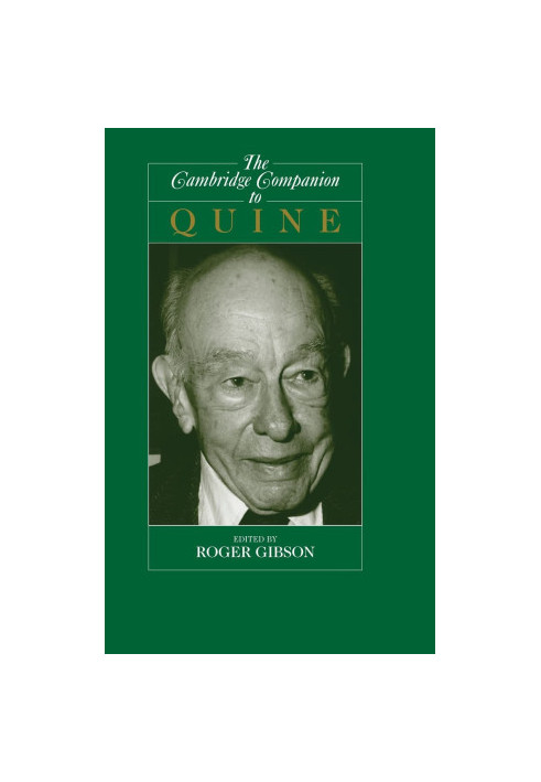 The Cambridge Companion to Quine