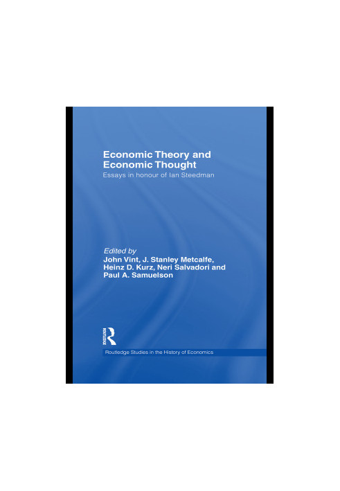 Economic Theory and Economic Thought