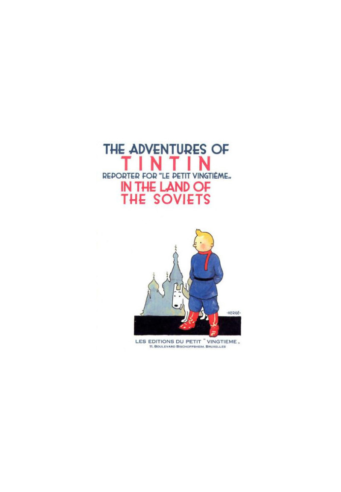 TinTin in the Land of the Soviets [Original Print]