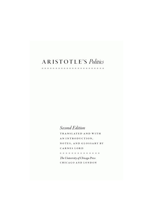 Aristotle's "Politics"