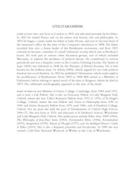 Utilitarianism  and, On liberty