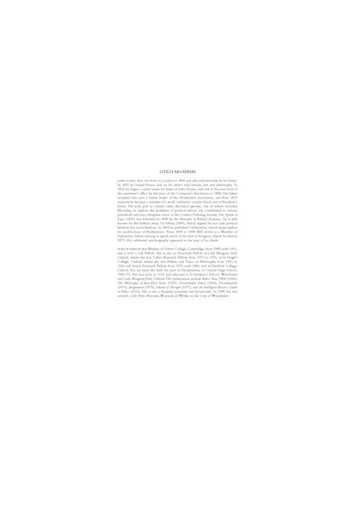 Utilitarianism  and, On liberty