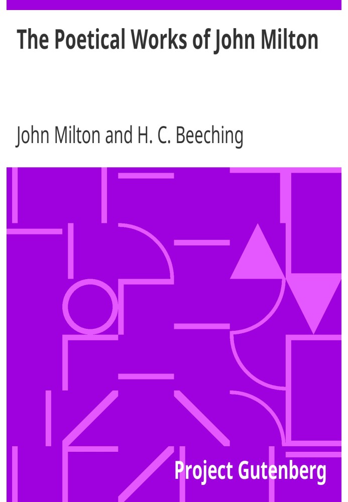 The Poetical Works of John Milton