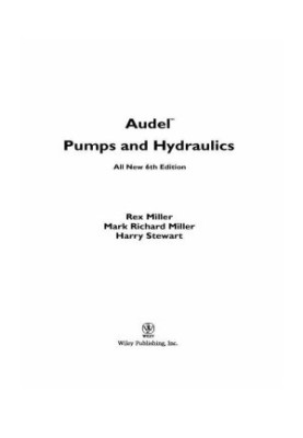 Audel Pumps and Hydraulics