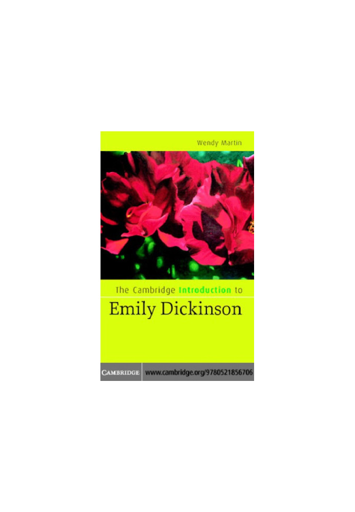 The Cambridge introduction to Emily Dickinson