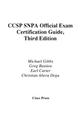CCSP SNPA Official Exam Certification Guide [With CDROM]