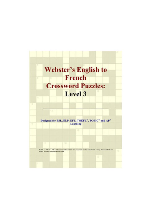 Webster's English to French Crossword Puzzles: Level 3