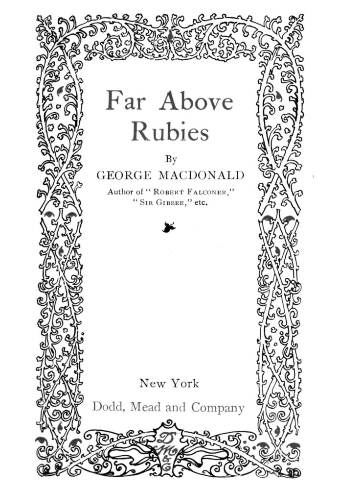 Far Above Rubies