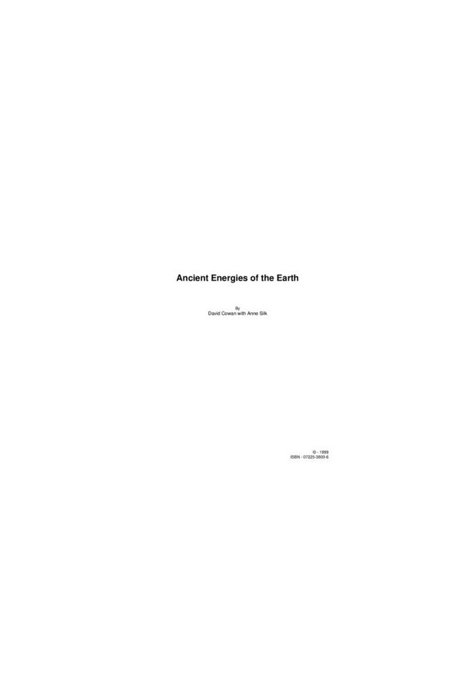 Ancient Energies of the Earth