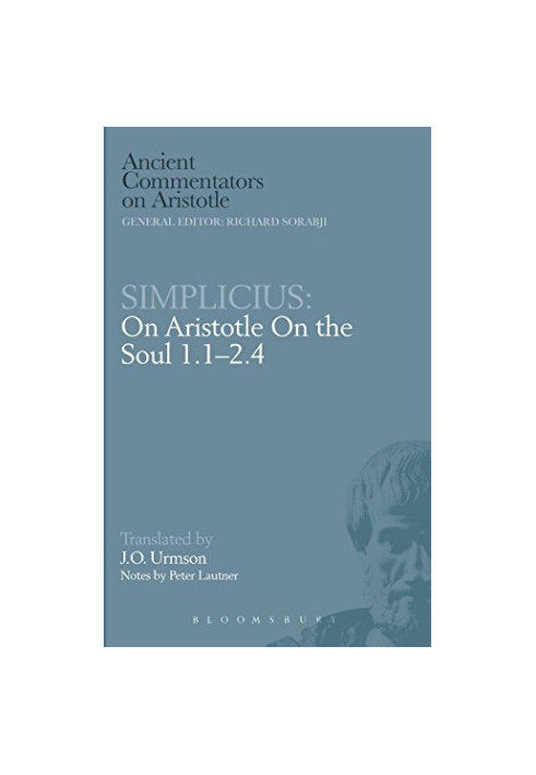 On Aristotle on the Soul 1.1-2.4