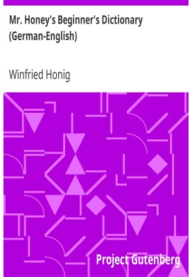 Mr. Honey's Beginner's Dictionary (German-English)