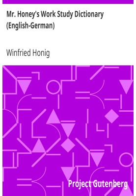 Mr. Honey's Work Study Dictionary (English-German)