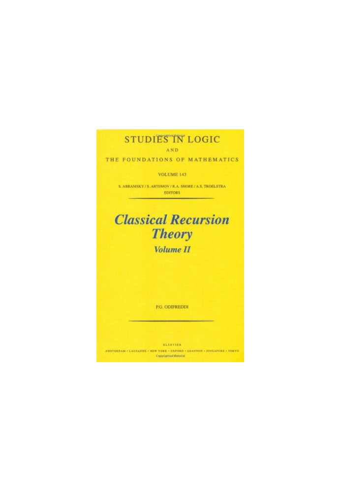 Classical Recursion Theory: Volume II