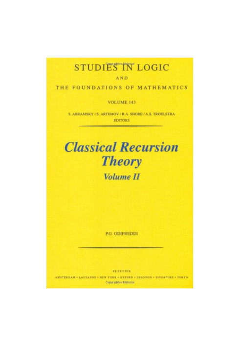 Classical Recursion Theory: Volume II