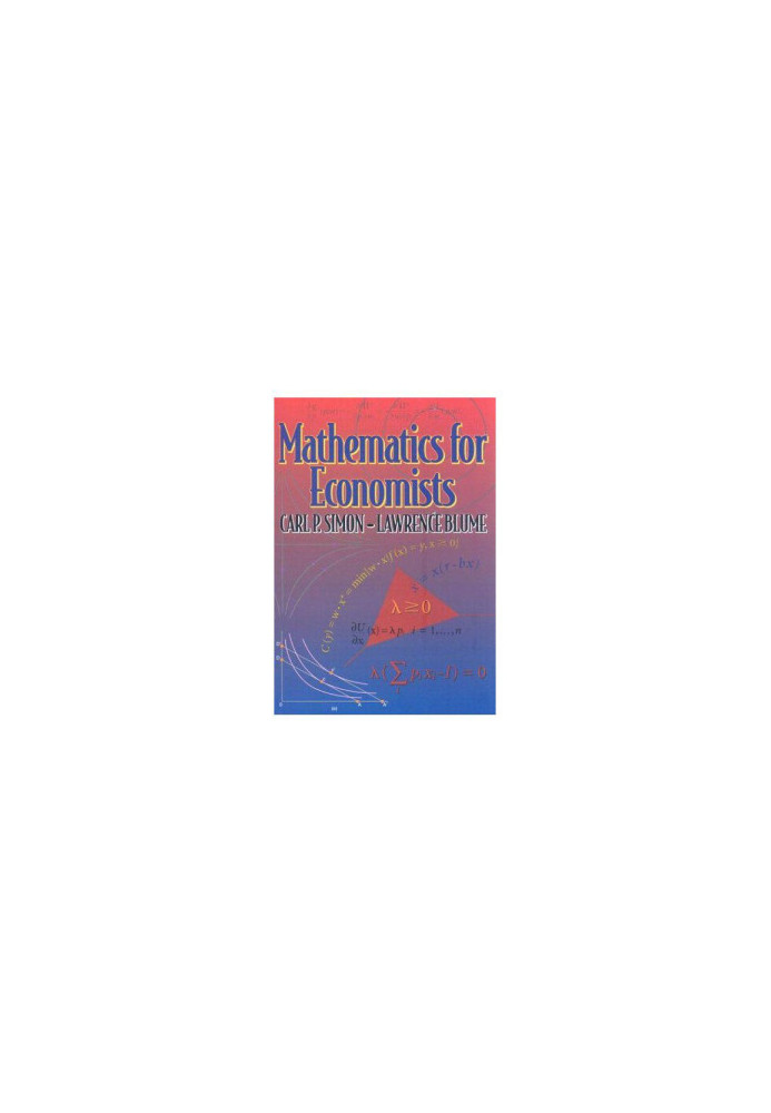 Mathematics for Economists