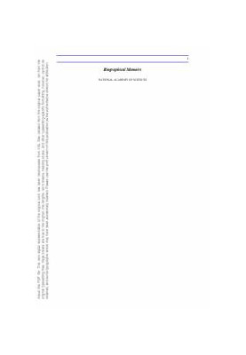 Biographical Memoirs : Volume 68