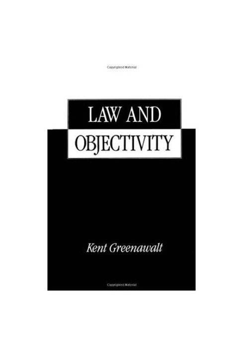 Law and Objectivity