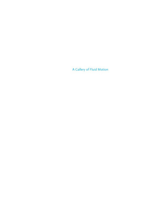 A gallery of fluid motion