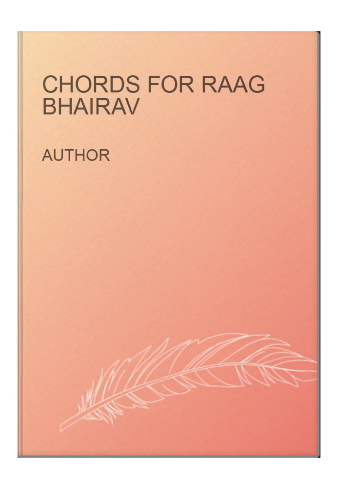 Chords for raag bhairav