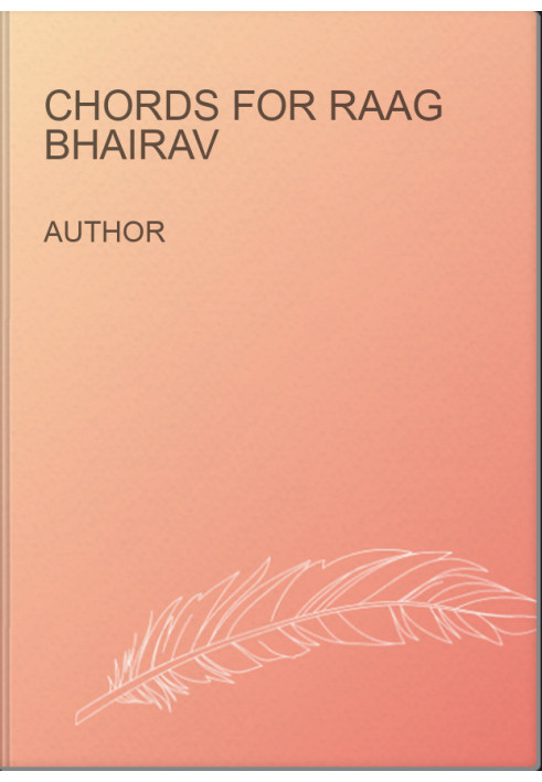 Chords for raag bhairav