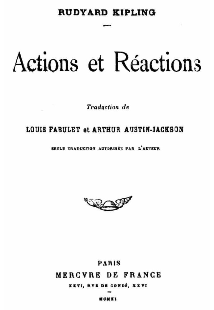 Actions and reactions