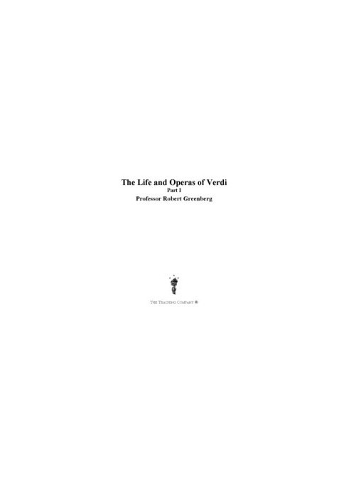 The life and operas of Verdi