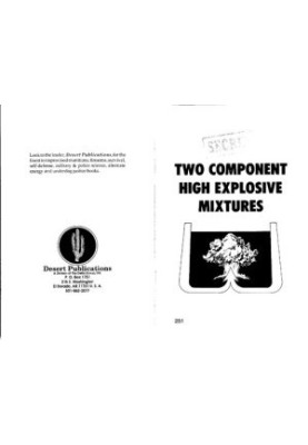 Two Component High Explosive Mixtures
