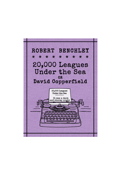 20,000 Leagues Under the Sea or David Copperfield