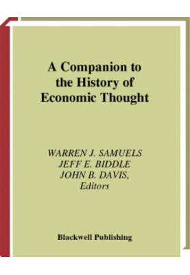 A companion to the history of economic thought