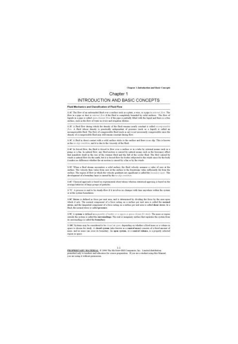 Fluid Mechanics - Solutions Manual
