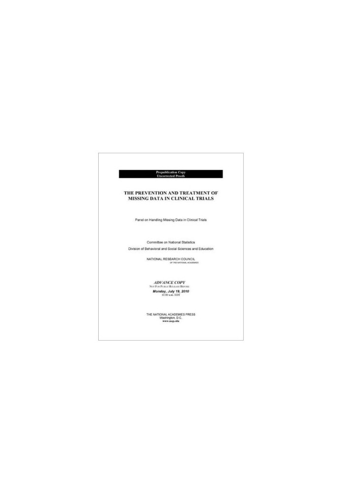 The Prevention and Treatment of Missing Data in Clinical Trials