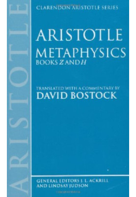 Metaphysics: Books Z and H