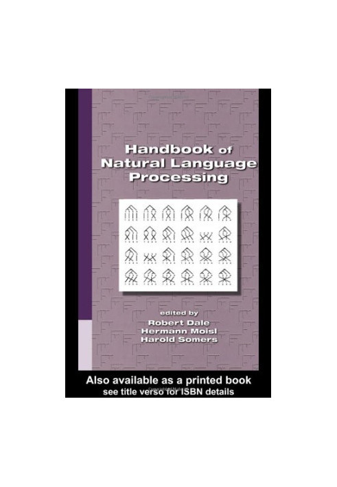 Handbook of Natural Language Processing