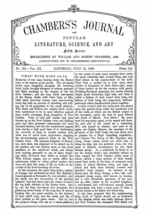 Chambers's Journal of Popular Literature, Science, and Art, fifth series, no. 132, vol. III, July 10, 1886