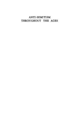 Anti-Semitism Throughout The Ages