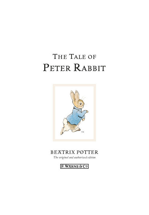 The Tale of Peter Rabbit