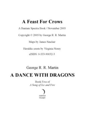 A Song of Ice and Fire - A Feast for Crows & A Dance With Dragons