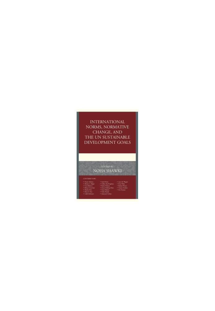 International Norms, Normative Change, and the UN Sustainable Development Goals
