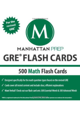 500 GRE Math Flash Cards