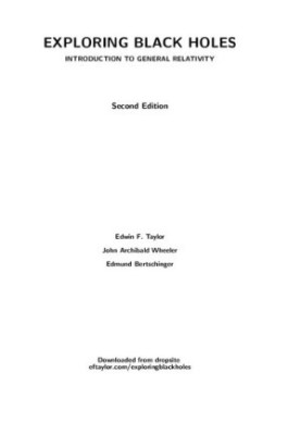 Exploring Black Holes: Introduction to General Relativity