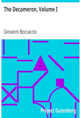 The Decameron, Volume I