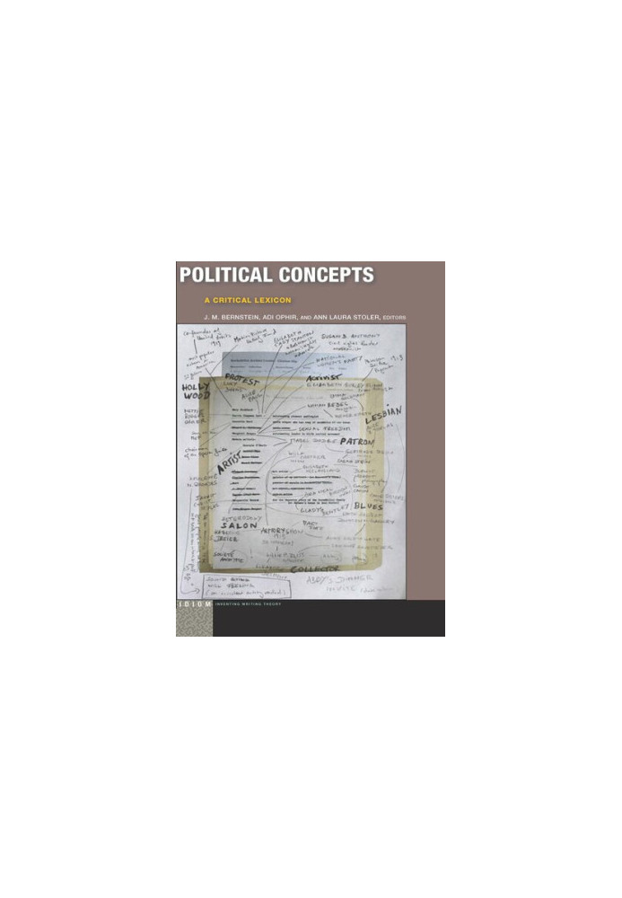 Political Concepts: A Critical Lexicon
